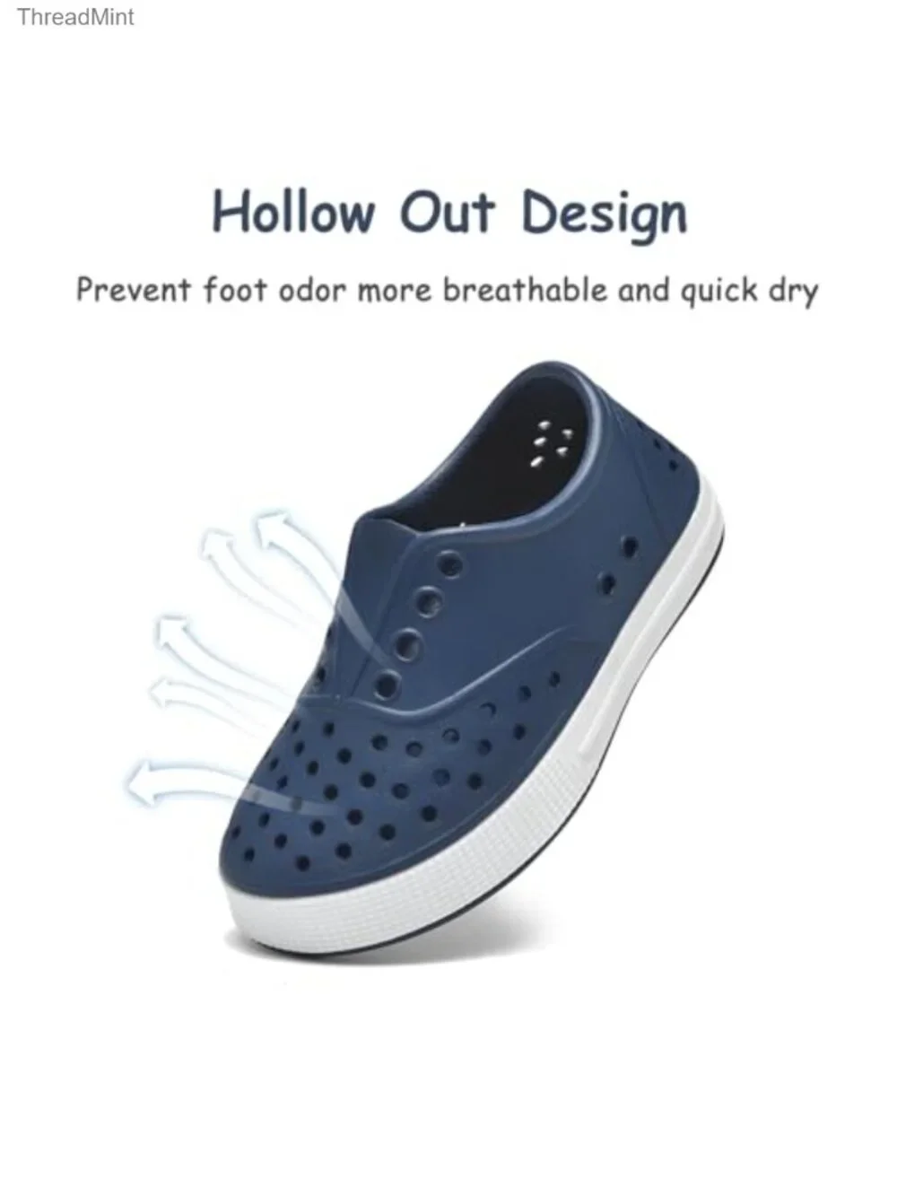 Toddler Water Shoes for Boys Girls, Slip-On Athletic Sneakers, Lightweight EVA